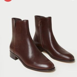 Loeffler Randall Brown Ankle Boots